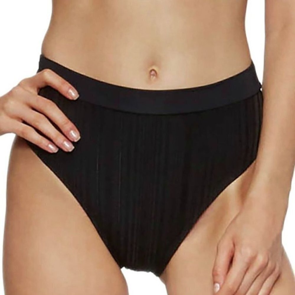 NWT Tavik Pernille Swim Bottom Slinky Rib in Black - Medium